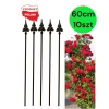 PALIK TYCZKA Z LILIĄ DO ROŚLIN 120CM PODPORA POMIDORÓW KWIATY METALOWA SOLIDNA 10SZT